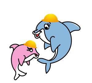 arc design (kanmai)さんのイルカの企業イメージキャラクターのデザインへの提案