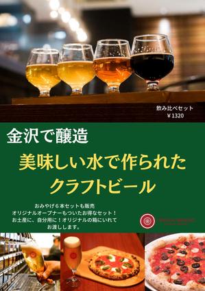 tomohiro102さんのクラフトビールとナポリピザのお店「ORIENTAL BREWING」のA1パネルへの提案
