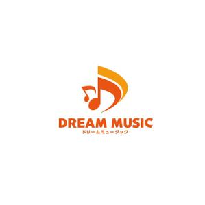 TAD (Sorakichi)さんの音楽教室「ドリームミュージック」のロゴへの提案