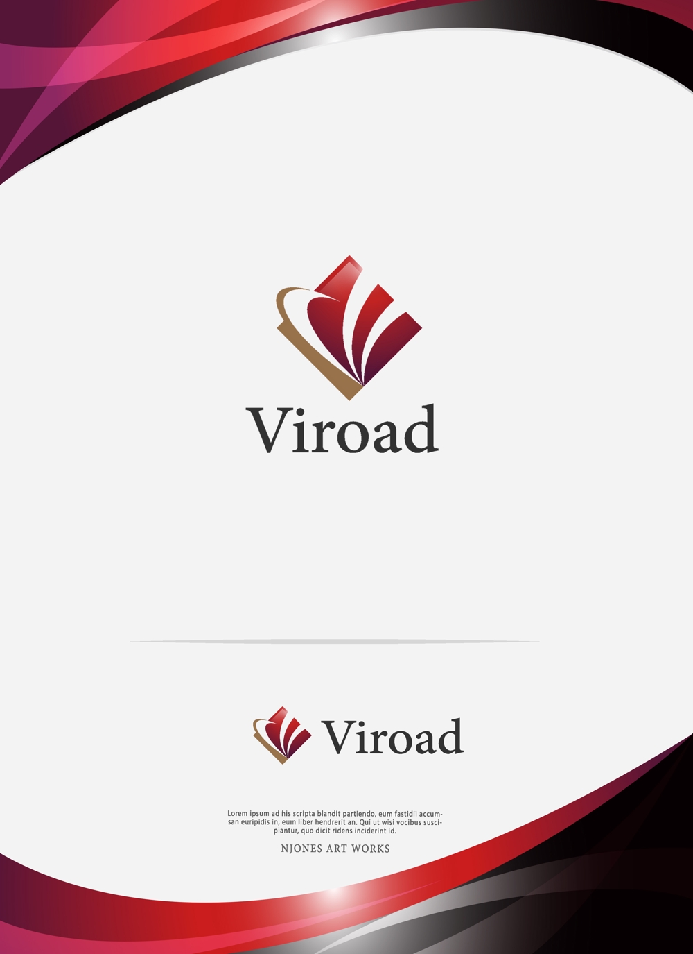 新事業展開による会社「Viroad（ビロード）」ロゴ製作