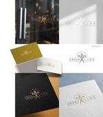 かめれおん (chameleon_design)さんの美容室「Crosslink」のロゴへの提案
