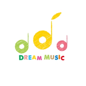 aire23さんの音楽教室「ドリームミュージック」のロゴへの提案