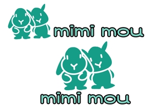 小田　一郎 (ichannel16)さんのうさぎに関わる会社「mimi mou」のロゴへの提案