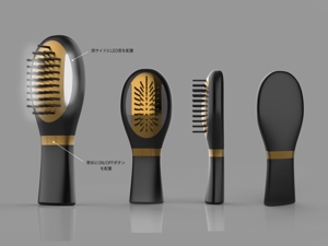 TD inc. (SAKYTA)さんのオリジナル「ブラシ型美顔器」の商品デザイン(3D)制作への提案