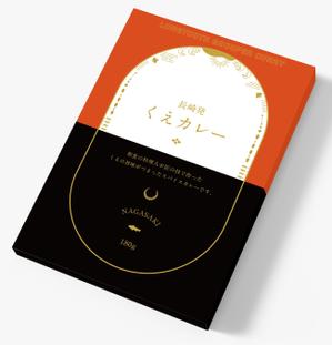 TK (otto_55)さんの高級くえカレー（レトルト）のパッケージデザインへの提案
