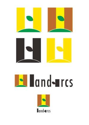 象徴的ロゴ、論理的デザイン生み出します (ataru8)さんの造園業【ランドアークス〈landarcs〉】の会社ロゴへの提案