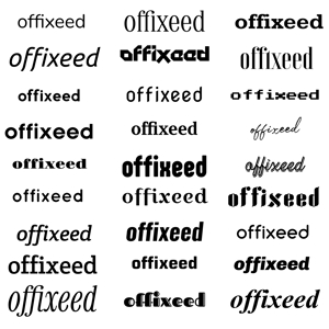 motohiro ()さんのオフィスショールーム「OFFIXEED」のロゴへの提案
