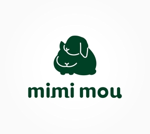 うまき ちえり (umaki_ka)さんのうさぎに関わる会社「mimi mou」のロゴへの提案