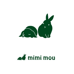marukei (marukei)さんのうさぎに関わる会社「mimi mou」のロゴへの提案