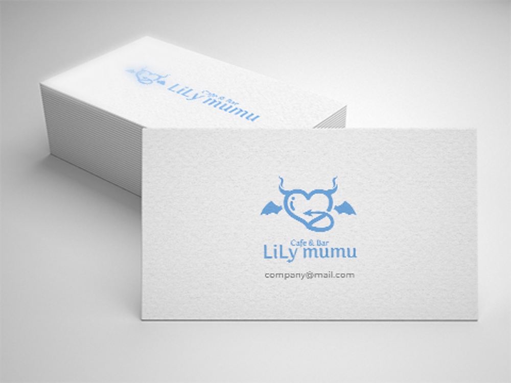 コンカフェバー「LiLy mumu」のロゴ作成