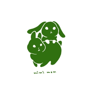 khacn（現在休止中） (khacn)さんのうさぎに関わる会社「mimi mou」のロゴへの提案