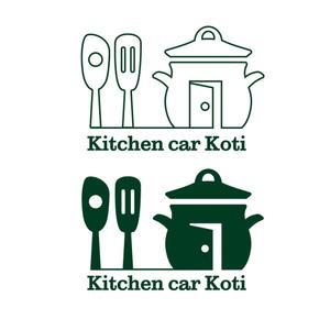 さんのキッチンカー「Kitchen car Koti」のロゴへの提案
