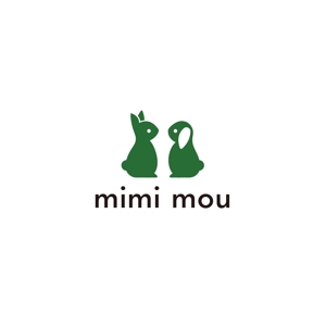 taiyaki (taiyakisan)さんのうさぎに関わる会社「mimi mou」のロゴへの提案