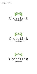 358eiki (tanaka_358_eiki)さんの美容室「Crosslink」のロゴへの提案