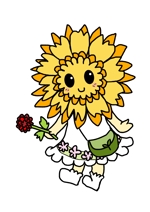 A-sa【アサ】 (DoN-run)さんの花のキャラクターデザインへの提案