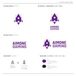 icre8 (icre8there4iam)さんのゲーミングブランド「AIMONE GAMING」のロゴ作成への提案