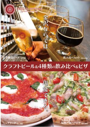 株式会社SANCYO (tanoshika0942)さんのクラフトビールとナポリピザのお店「ORIENTAL BREWING」のA1パネルへの提案