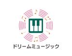 tora (tora_09)さんの音楽教室「ドリームミュージック」のロゴへの提案