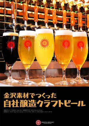 Design Park (todg_)さんのクラフトビールとナポリピザのお店「ORIENTAL BREWING」のA1パネルへの提案