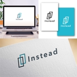 Hi-Design (hirokips)さんの飲食事業などを展開する会社「Instead」のロゴ（商標登録予定なし）への提案