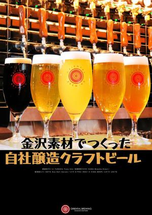 Design Park (todg_)さんのクラフトビールとナポリピザのお店「ORIENTAL BREWING」のA1パネルへの提案