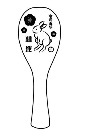猫Labo ()さんの2023年干支（卯）のイラスト依頼【動物】【うさぎ】【和風】への提案