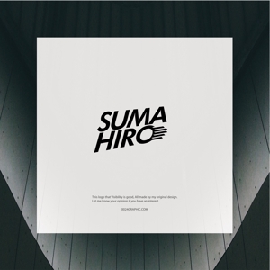 ヒロユキヨエ (OhnishiGraphic)さんの圧倒的におもしろいメディアが地方を救う「SUMAHIRO」（スマヒロ）のロゴへの提案