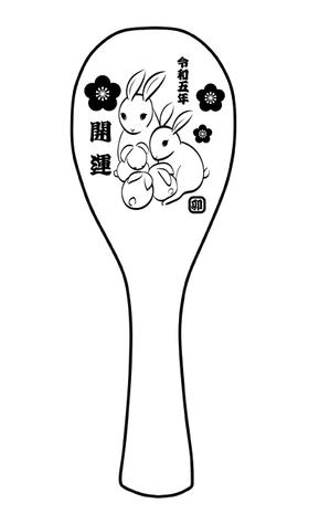 猫Labo ()さんの2023年干支（卯）のイラスト依頼【動物】【うさぎ】【和風】への提案