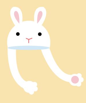 chiharu2010 ()さんのうさぎキャップの顔のデザイン案への提案