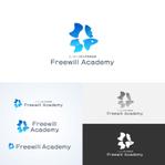 AiM (tonarinomikan)さんのコーチング型大学受験指導「Freewill Academy」のロゴへの提案