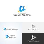 AiM (tonarinomikan)さんのコーチング型大学受験指導「Freewill Academy」のロゴへの提案