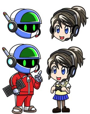 お絵描きカーネル (colonel-design-offic)さんのeスポーツをイメージしたキャラクターデザイン（2体）への提案