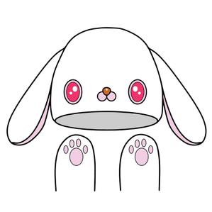 猫Labo ()さんのうさぎキャップの顔のデザイン案への提案