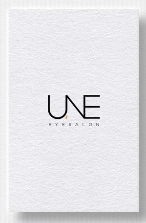 HELLO (tokyodesign)さんのアイサロン『UNE』のロゴへの提案