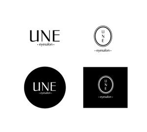 May87 (May_87)さんのアイサロン『UNE』のロゴへの提案