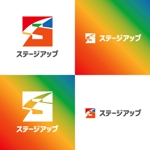 m_flag (matsuyama_hata)さんの会社名「株式会社　ステージアップ」　のロゴ（商標登録予定なし）への提案