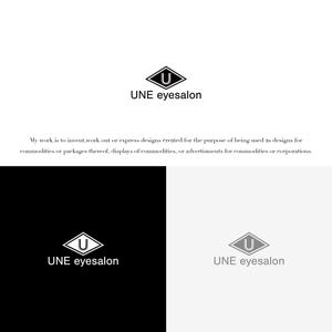 KT (KANJI01)さんのアイサロン『UNE』のロゴへの提案