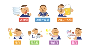 Otsuka Azusa (otsuka_azusa)さんのダイエット教室のテキストで使用するイラスト13点（参考イラストあり）への提案