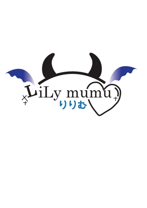 Aina (seatom)さんのコンカフェバー「LiLy mumu」のロゴ作成への提案