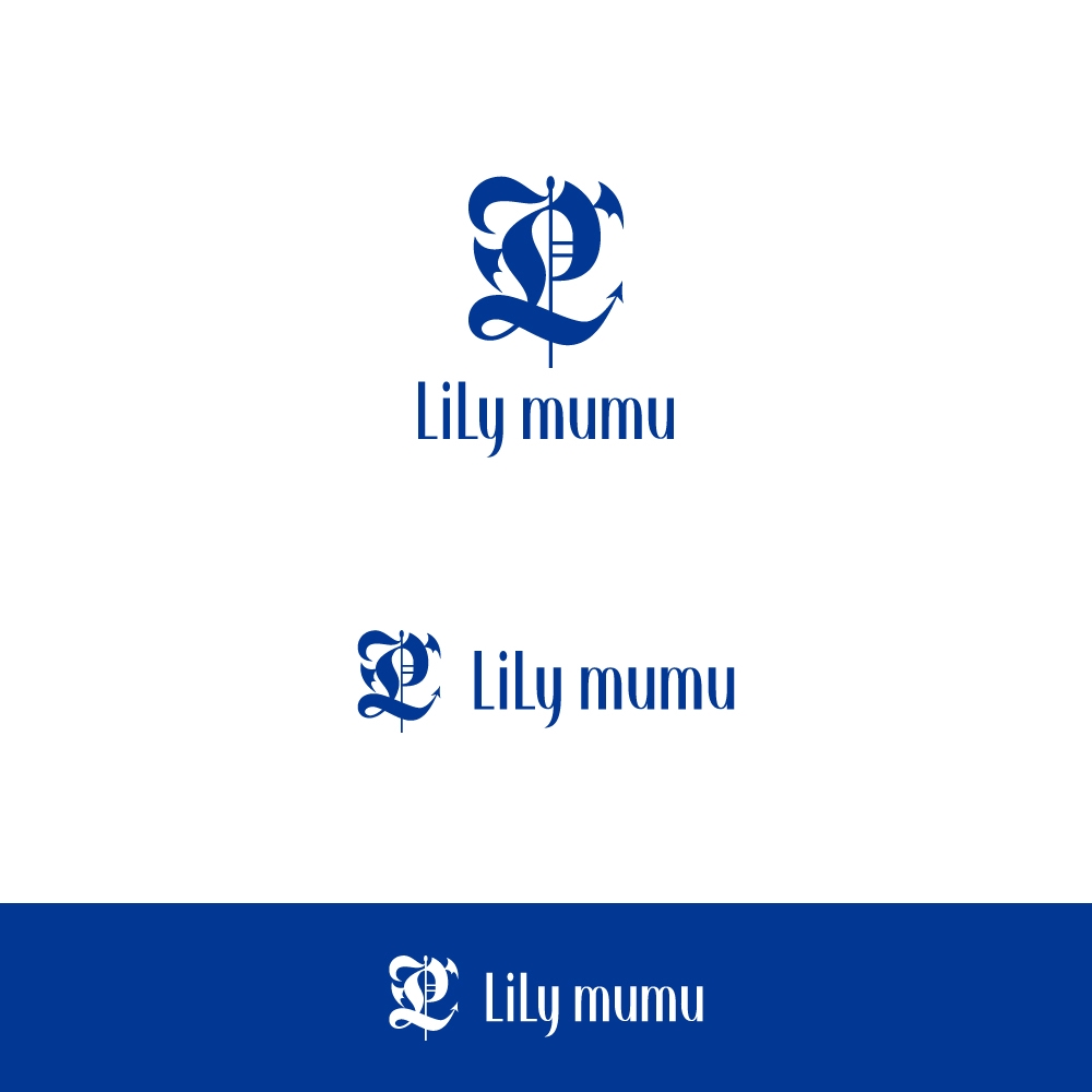 コンカフェバー「LiLy mumu」のロゴ作成
