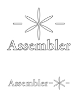 サザンクラウド (myk_nagumo)さんのレストランバー「Assembler」のロゴ作成への提案