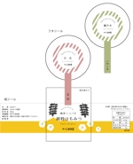 中沢麻子 ()さんの蜂蜜（丸ビン）の商品ラベルのデザインへの提案