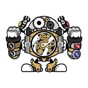 きいろしん (kiirosin)さんの腕時計好きなロボットもしくは宇宙人のキャラクターデザインへの提案