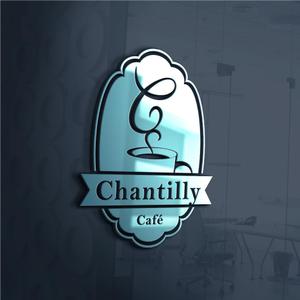 FeelTDesign (feel_tsuchiya)さんの新規オープンのカフェ「Chantilly」のロゴへの提案