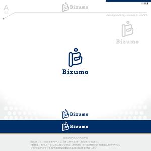 okam- (okam_free03)さんの金融業界専門の新規設立人材紹介会社「ビズモ株式会社」のロゴへの提案