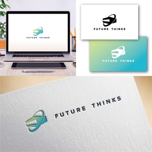 Hi-Design (hirokips)さんの会社名「株式会社FUTURE THINKS」の企業ロゴへの提案