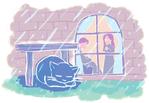 P.inc (yuri_pei)さんの【挿絵】短編「雨のなかの猫」（ヘミングウェイ）をテーマにしたイラストに対する提案 への提案
