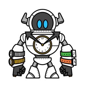ササキイラスト制作 (sasaki_illustration)さんの腕時計好きなロボットもしくは宇宙人のキャラクターデザインへの提案