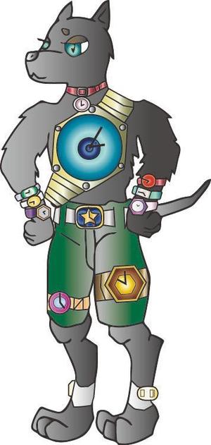 A-sa【アサ】 (DoN-run)さんの腕時計好きなロボットもしくは宇宙人のキャラクターデザインへの提案