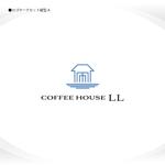 358eiki (tanaka_358_eiki)さんの図書館カフェ「コーヒーハウスLL」のロゴへの提案